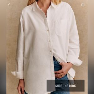 Sezane Max Shirt in White